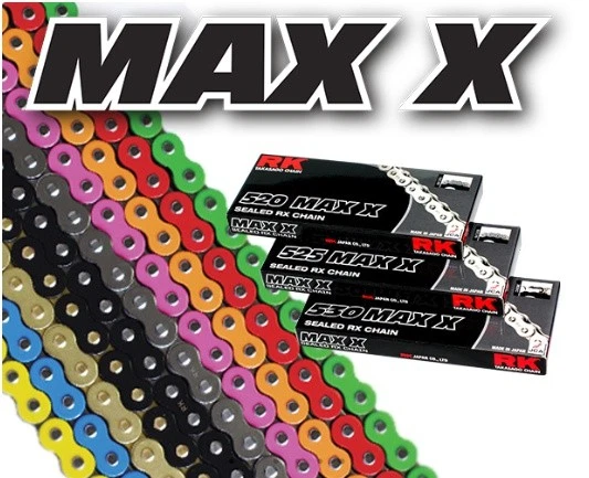 RK 525 Max X Chain 120 Links Black/Chrome - Image 1 of 1