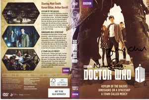 Doctor Who: Series 7 Part 1A DVD Cover Signed by BARNABY EDWARDS + 1 - Picture 1 of 1