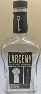 Botella de vidrio de whisky LARCENY VACÍA John E. Fitzgerald Kentucky 750 ml - Imagen 1 de 11