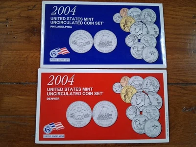 2004 US Mint Set P and D - Image 1 of 3