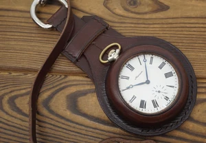 Vintage Military Molnija 3602 18 jewels Skaz + new brown leather strap WWII - Picture 1 of 9