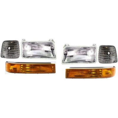 Corner Light Headlight Turn Signal Light For 92-97 Ford F-350 Left and Right Kit Foto 1 de 4