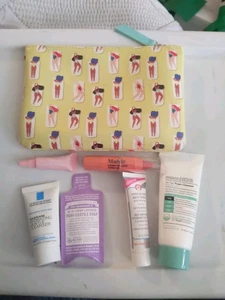 Lot Of 6 Makeup Items Ipsy Glam Bag La Roche Maille Dr Bronners Winky Lux Fab - Picture 1 of 14