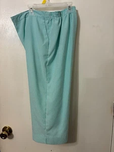 Alfred Dunner DAMEN-CAPRIHOSE GRÜN GESTREIFT GRÖSSE 14P #359 - Bild 1 von 6