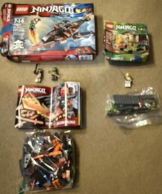 LEGO NINJAGO Sky Shark Lot, 70601 With Minifigures Plus 9440 Venomari Shrine