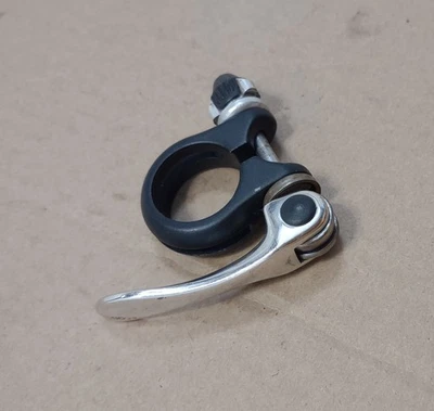 Tija de sillín de bicicleta antigua de colección abrazadera de liberación rápida tamaño 28,8 mm bicicleta Foto 1 de 4