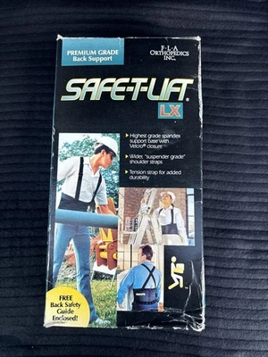 Профессиональная поддержка спины FLA Safe-T-Lift LX Premium (размер: L) белая - Изображение 1 из 4