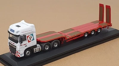 Oxford Diecast 1/76 Scale 76DXF007 DAF XF Euro 6 Semi Low Loader Pollock - White - Image 1 of 4