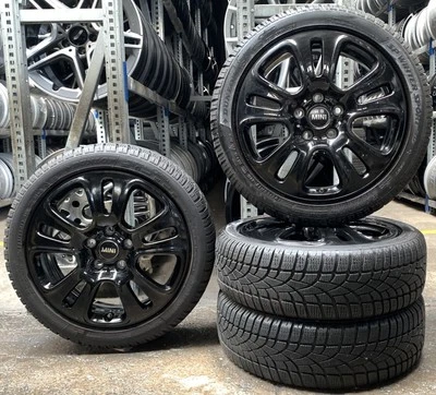 4 Orig MINI Winterräder JCW Double Spoke 510 185/50 R17 86H F55 F56 F57 6855119  - Bild 1 von 3