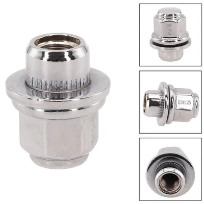 Tuerca de rueda plateada para Nissan Máxima para Infiniti G37 de larga duración y confiable Foto 1 de 4