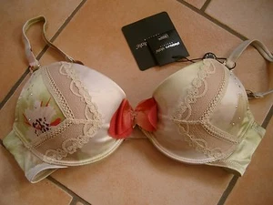 (C432) Pleasure State wattierter BH "Cosmic" Contour Plunge Bra + Strass gr.75 C - Picture 1 of 3