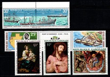 Gabon 1968 Nuovo ** 100% navi, Arte, dipinti