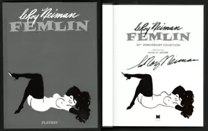 LeRoy Neiman SIGNED AUTOGRAPHED Femlin HC 1st Ed Pr Playboy Hugh Hefner 50th Ann - Picture 1 of 4