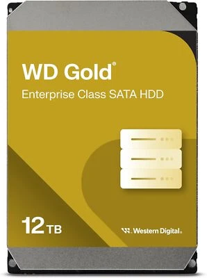 WD 12TB WD Gold Enterprise Class Internal Hard Drive 512 MB Cache 3.5" WD122KRYZ - Image 1 of 4
