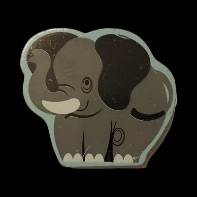 Melissa & Doug Noah's Ark Shape Sorter Wooden Block Part Piece Elephant - Image 1 of 2