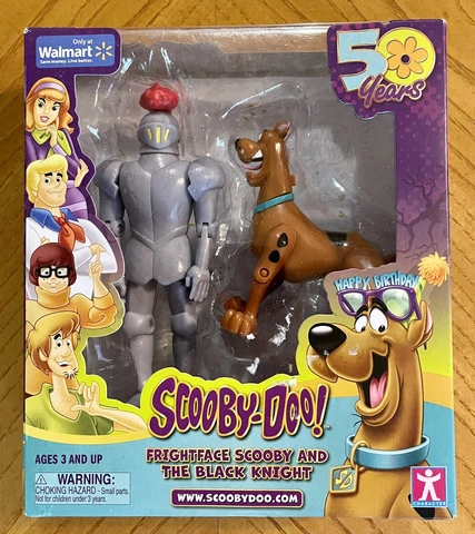Scooby-Doo Fright Face & The Black Knight Action Figures 5" 50th Anniversary Cover