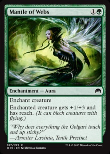 Magic Origins - Mantle of Webs - Foil - Image 1 of 1