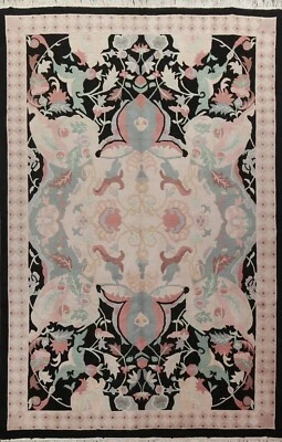 Vegetable Dye Nepalese Oriental Geometric Large Area Rug Hand-knotted Wool 10x14 - Image 1 of 4