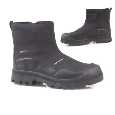 NEW WOMENS WELLINGTONS HIKING WINTER SNOW MUCKER ZIP SKI BOOTS WELLIES WALKING