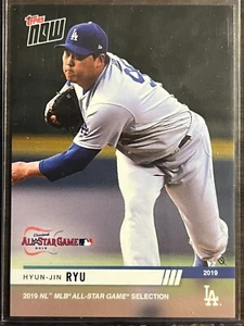 2019 Topps Now #NL-14 Hyun-Jin Ryu Los Angeles Dodgers - Picture 1 of 2