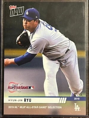 2019 Topps Now #NL-14 Hyun-Jin Ryu Los Angeles Dodgers - Image 1 of 2