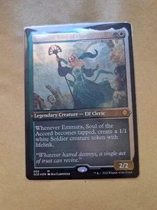 Emmara, Soul of the Accord Etched FOIL - MTG Starter Commander Decks SCD Myt(NM) - Imagen 1 de 2