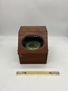 Slant-Front Case Binnacle Compass by Wilcox, Crittenden & Co.