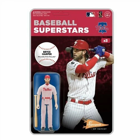 BRYCE HARPER MLB ReAction Figure by Super7 PHILADELPHIA PHILLIES Cover