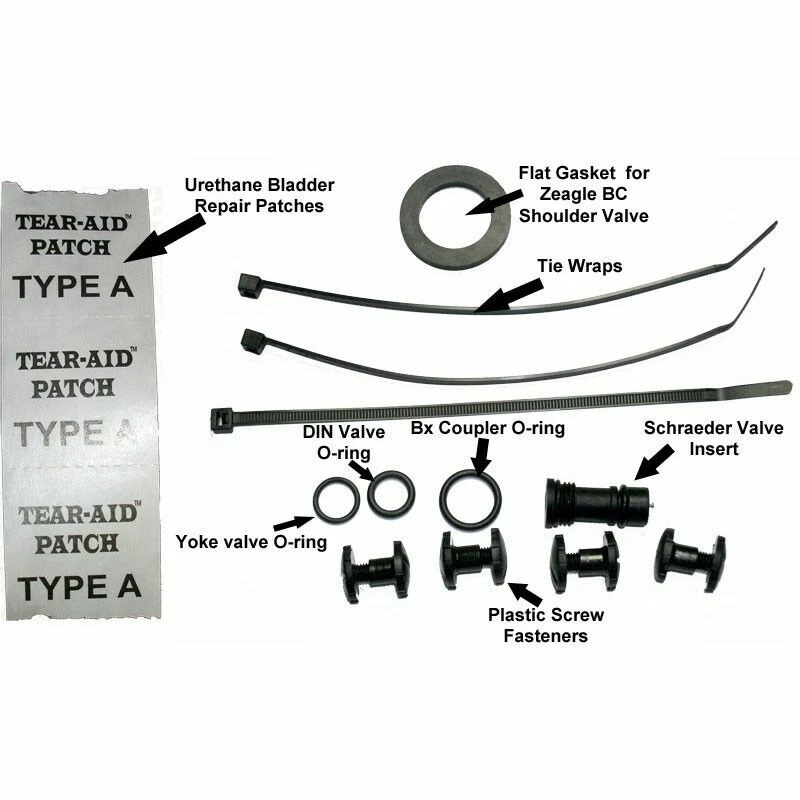 Zeagle BC Repair Kit Accessories