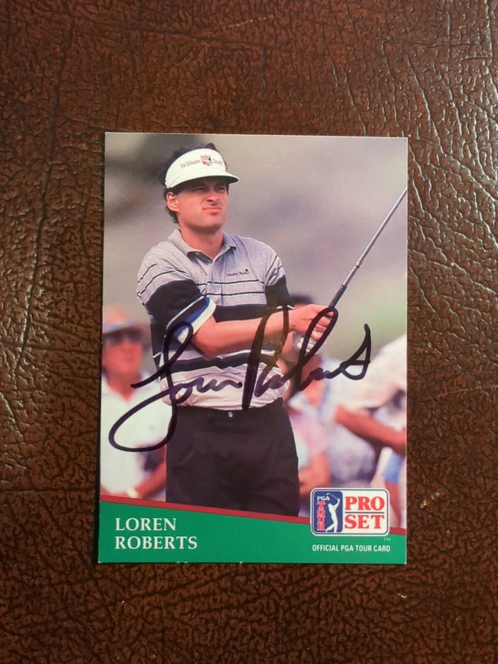 Loren Roberts Signed Autograph 1991 Pro Set PGA Tour Golf Card Authentic - Image 1 of 1