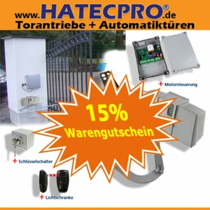 Hebel Drehtorantrieb Einfahrtstor Toröffner Hoftor bis 5 m Tor Flügelbreite - Picture 1 of 4