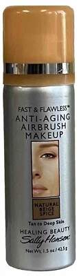 6 Cans Sally Hansen Anti-Aging Airbrush Makeup -Natural Beige Spice  1.5 oz - Image 1 of 2
