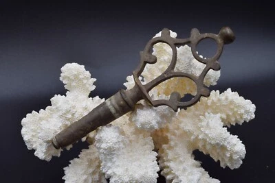 Antigo original do século XIX! russo SAMOVAR latão detalhe chave pequena chá vintage - Imagem 1 de 4