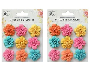 2 packs - Vincy Paper Flowers - Vivid Palette Little Birdie Flowers 9/pkg - Picture 1 of 1