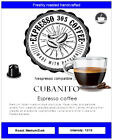 Nespresso Capsules Pods Compatible Freshly Roasted Gourmet Coffee Cubanito