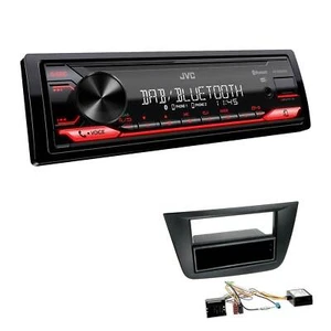 JVC Digital Auto Radio Bluetooth DAB+ USB für Seat Toledo III schwarz Canbus - Bild 1 von 5