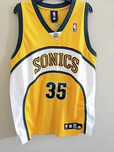 Camiseta deportiva vintage auténtica de los Seattle Supersonics Kevin Durant Sonic Adidas novato 44 - Imagen 1 de 8
