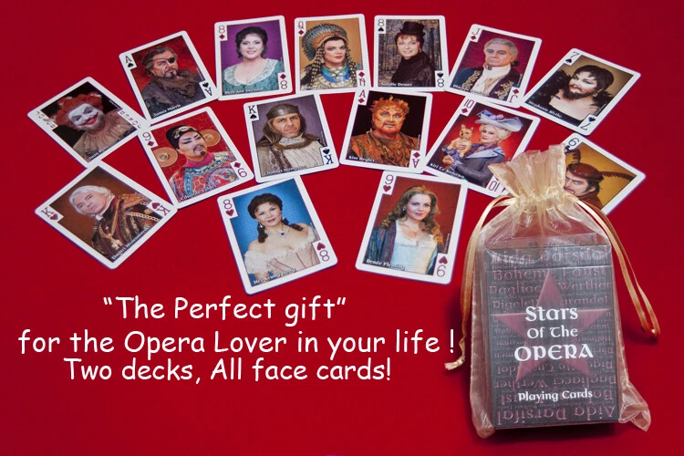 Stars Of The Opera Playing Cards - Image 1 of 4