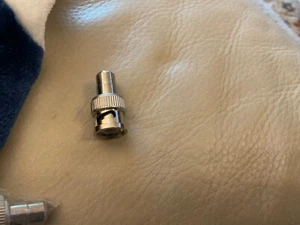 17 BNC Male Plug to RCA Female Jack Coax Cable Adapter Connector CCTV Video - Picture 1 of 2