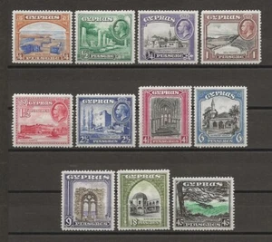 CYPRUS 1934 SG 133/143 MNH - Picture 1 of 2
