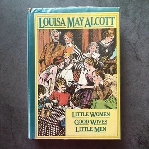 Louisa May Alcott Little Women Good Wives Little Men Hardcover Book 1978 - Picture 1 of 12