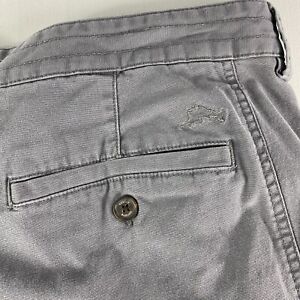Tommy Bahama Relax Shorts Adult 36 Gray Cargo Cotton Blend 9” Inseam Grey Men’s