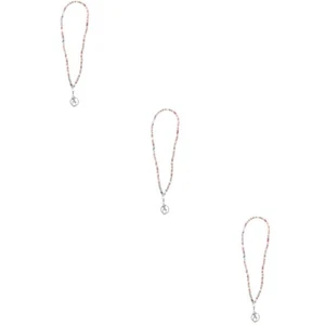  3 Pcs Pulloverkettenabzeichen Büro Lanyard Aus Polymerton Hängende - Afbeelding 1 van 12