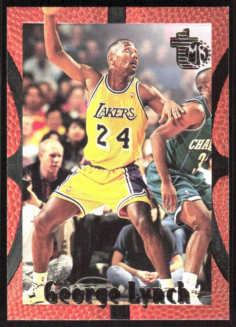 1994-95 GEORGE LYNCH TOPPS EMBOSSED #47 LOS ANGELES LAKERS