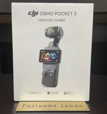 DJI Osmo Pocket 3 Creator Combo 3 Axis Gimbal Action Camera - Image 1 of 4
