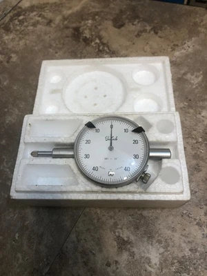 Teclock Dial Indicator / Gauge AI-906  Lathe Tool Toolmaker 0.25" -- .001 - Image 1 of 4