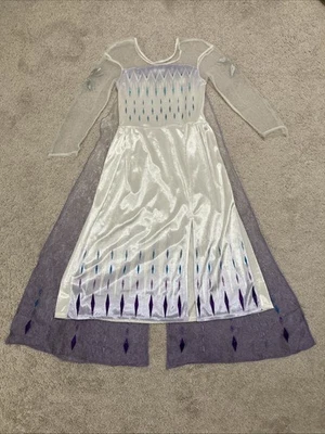 Hermoso Niñas Disney Vestido Frozen Disfraz Teatro Dramático Juego Talla 6x - 7 Foto 1 de 4