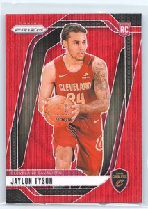 2024-25 Panini Prizm Red Wave Jaylon Tyson Rookie Cleveland Cavaliers #228 - Picture 1 of 2