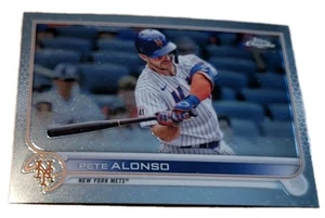 2022 Topps Chrome Pete Alonso #209 New York Mets MLB Baseball Card (I7 - Picture 1 of 2