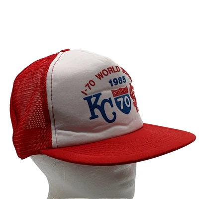 De colección 1985 Kansas City Royals St Louis Cardinals Serie Mundial Snapback Sombrero I70 S2 Foto 1 de 4